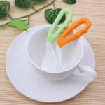 2 PCS Baby Curved Spoon Eat Spoon Baby Pacifier Feeding Spoon Solid Supplies Curved Spoon Children Tableware - Image 6