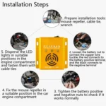 Car Mouse Repeller Ultrasonic Electronic Car Mouse Repeller Sound And Light Combined Mouse And Insect Repeller - Image 9