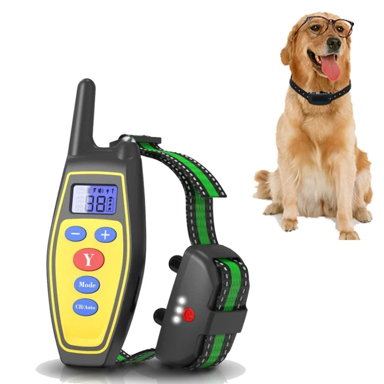 TBD0537577701A.webp Dog Training Device Remote Control Bark Control Charging Waterproof Pet Training Collar with Electric Shock Vibration - Image 1
