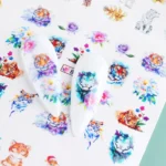 Nail Art Stickers Small Fresh Dream Catcher Stickers - Image 3