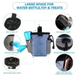 Dog Training Bag Outing Food Snacks Garbage Bag Dog Outing Training Waist Bag Pet Training Bag - Image 6
