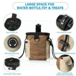 Outdoor Pet Training Bag Dog Training Pockets Pet Snack Storage Bag Pockets - Image 3
