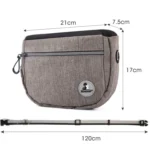 MOVEPEAK Pet Snack Bag Leash Pet Training Waist Bag Outing Dog Snack Bag - Image 2