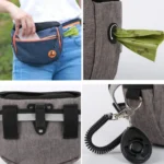 MOVEPEAK Pet Snack Bag Leash Pet Training Waist Bag Outing Dog Snack Bag - Image 6