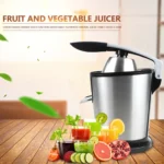 Stainless Steel Multifunctional Hand Press Juicer Orange Juice Machine Electric Juicer, EU Plug - Image 8