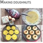 3-in-1 Multi-Function Eleictric Baking Pan Breakfast Maker Donut Sandwich Waffle Maker Pizza Maker, EU Plug - Image 12