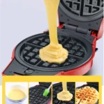 3-in-1 Multi-Function Eleictric Baking Pan Breakfast Maker Donut Sandwich Waffle Maker Pizza Maker, EU Plug - Image 9