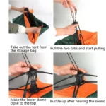 Outdoor Pet Tent Automatic Collapsible Cat House Kennel Rainproof And Sunscreen Portable Pet Kennel Car Dog Tent - Image 8