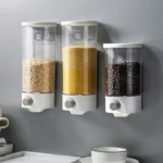 Wall-Mounted Miscellaneous Grain Storage Box Kitchen Large-Capacity Push-Type Sealed Tank - Image 3