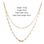 Mask Anti-Lost Hanging Chain Round Handmade Pearl Multi-Purpose Sweater Chain Glasses Chain - Image 2