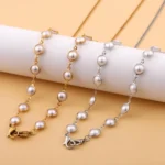 Mask Anti-Lost Hanging Chain Round Handmade Pearl Multi-Purpose Sweater Chain Glasses Chain - Image 3