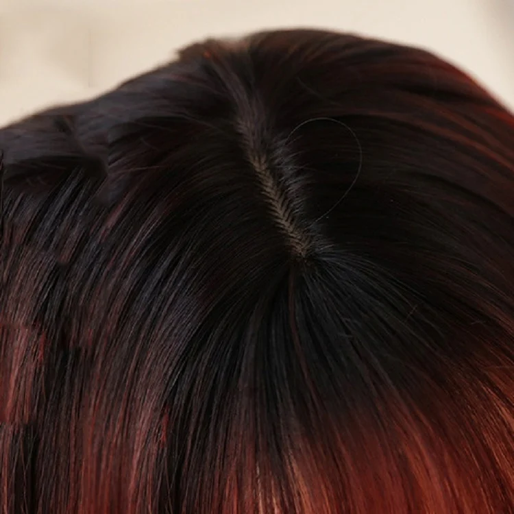 TBD0538592004_B6.webp Realistic Long Straight Hair Wig Synthetic Fiber Headgear For Women - Image 7