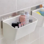 Powerful Non-Marking Sticker Mounting Device Shelf Bathroom Drain Cosmetic Storage Rack - Image 2