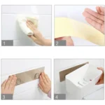 Powerful Non-Marking Sticker Mounting Device Shelf Bathroom Drain Cosmetic Storage Rack - Image 6