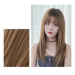 Ladies Long Straight Hair Air Bangs Wig Hair Set - Image 2