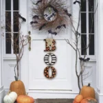 Wooden Halloween BOO Letters Home Decoration Hanging Crafts - Image 5