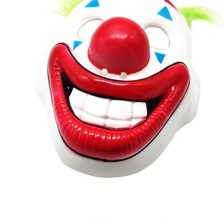 TBD05388761_4.webp Halloween Horror Props Wig Clown Mask - Image 5