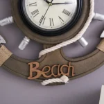 Retro Old Decoration Wall Clock Living Room Wooden Clock Wall Decoration - Image 3