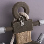 Retro Old Decoration Wall Clock Living Room Wooden Clock Wall Decoration - Image 4