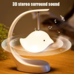 Bird Speaker Night Light Bedroom Bedside Music Desk Lamp - Image 3