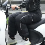 Electric Bicycle Winter Motorcycle Windshield Waterproof Warm Leg Cover Plus Velvet Padded Knee Pads - Image 5