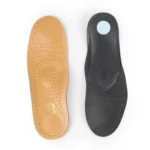 1 Pair Breathable Sweat-Absorbing And Shock-Absorbing Leather Arch Correction Insole - Image 2