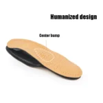 1 Pair Breathable Sweat-Absorbing And Shock-Absorbing Leather Arch Correction Insole - Image 6