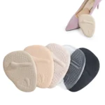5 Pairs Sweat-Absorbent Breathable Non-Slip Forefoot Pad High Heels Anti-Pain Pad, Random Color Delivery