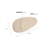 5 Pairs Sweat-Absorbent Breathable Non-Slip Forefoot Pad High Heels Anti-Pain Pad, Random Color Delivery - Image 5