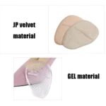 5 Pairs Sweat-Absorbent Breathable Non-Slip Forefoot Pad High Heels Anti-Pain Pad, Random Color Delivery - Image 8