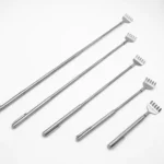 2 PCS Extendable Back Scratcher Stainless Steel Telescopic Anti Itch Claw Massager Extender - Image 4