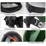 Fully Automatic Dimming Flip Welding Helmet Anti-Ultraviolet Argon Arc Welding Glasses - Image 5