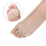 5 Pairs High Heels Honeycomb Sleeve Breathable Anti-Pain Forefoot Pad, Random Color Delivery - Image 4