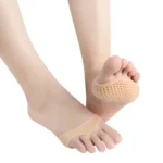 5 Pairs High Heels Honeycomb Sleeve Breathable Anti-Pain Forefoot Pad, Random Color Delivery - Image 5