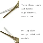 Stainless Steel Eiffel Tower Scissors Handmade Thread Tea Bag Scissors - Image 5