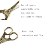 Stainless Steel Eiffel Tower Scissors Handmade Thread Tea Bag Scissors - Image 6