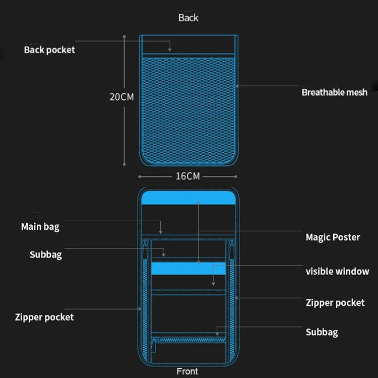 TBD0540249301_B2.webp Travel Storage Messenger Passport Bag Multifunctional RFID Anti-Theft Hanging Neck Document Bag Card Bag - Image 3