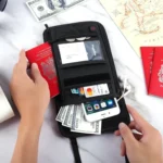 Travel Storage Messenger Passport Bag Multifunctional RFID Anti-Theft Hanging Neck Document Bag Card Bag - Image 5