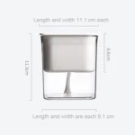 Green Radish Hydroponic Flowerpot Plastic Transparent Non-Porous Plant Automatic Water Absorption  Succulent Flowerpot - Image 3