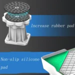 Adjustable Stainless Steel Refrigerator Bracket Washing Machine Base Bracket - Image 6