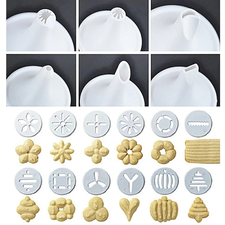 TBD05405008_5.webp 18 in 1 Cookies Cream Decorating Gun Baking Tool Cookie Gun Set - Image 6