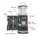 RX340 15 in 1 Outdoor Household Camping Lamp with Hardware Tool Set - Image 3