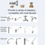 High Pressure Car Wash Water Gun Car Home Dual-Use Tap Water Brushing Car Washing Booster Nozzle Telescopic Hose - Image 4