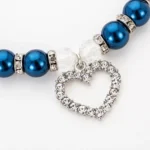 Pet Supplies Pearl Necklace Pet Collars Cat and Dog Accessories - Image 2