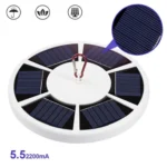 Solar Flagpole Light LED Outdoor Courtyard Camping Tent Light - Image 2