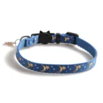 Pet Collar Webbing Cat Collar Star Moon with Pendant - Image 7