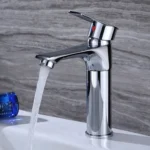 All Copper Hot Cold Water Faucet Bathroom Lift Faucet