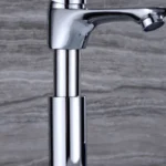 All Copper Hot Cold Water Faucet Bathroom Lift Faucet - Image 4