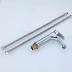 All Copper Hot Cold Water Faucet Bathroom Lift Faucet - Image 5
