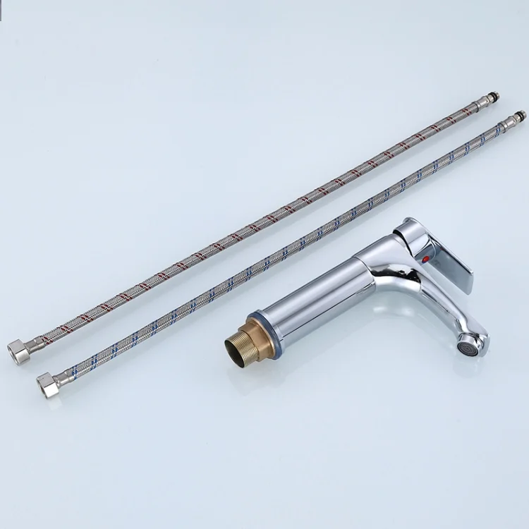 TBD05410021_4.webp All Copper Hot Cold Water Faucet Bathroom Lift Faucet - Image 5